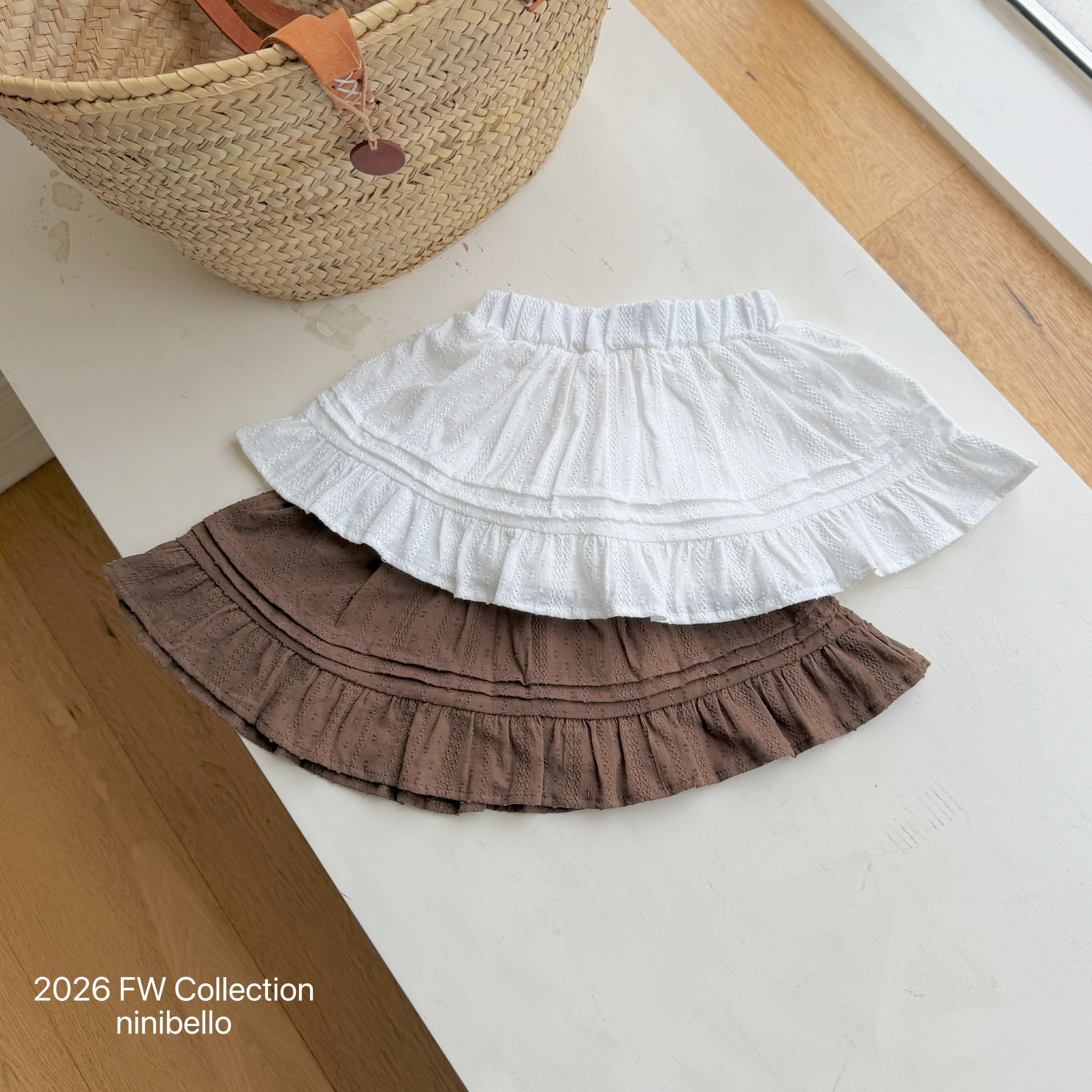［ninibello］Garden skirt