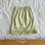 ［ninibello］Mico satin skirt