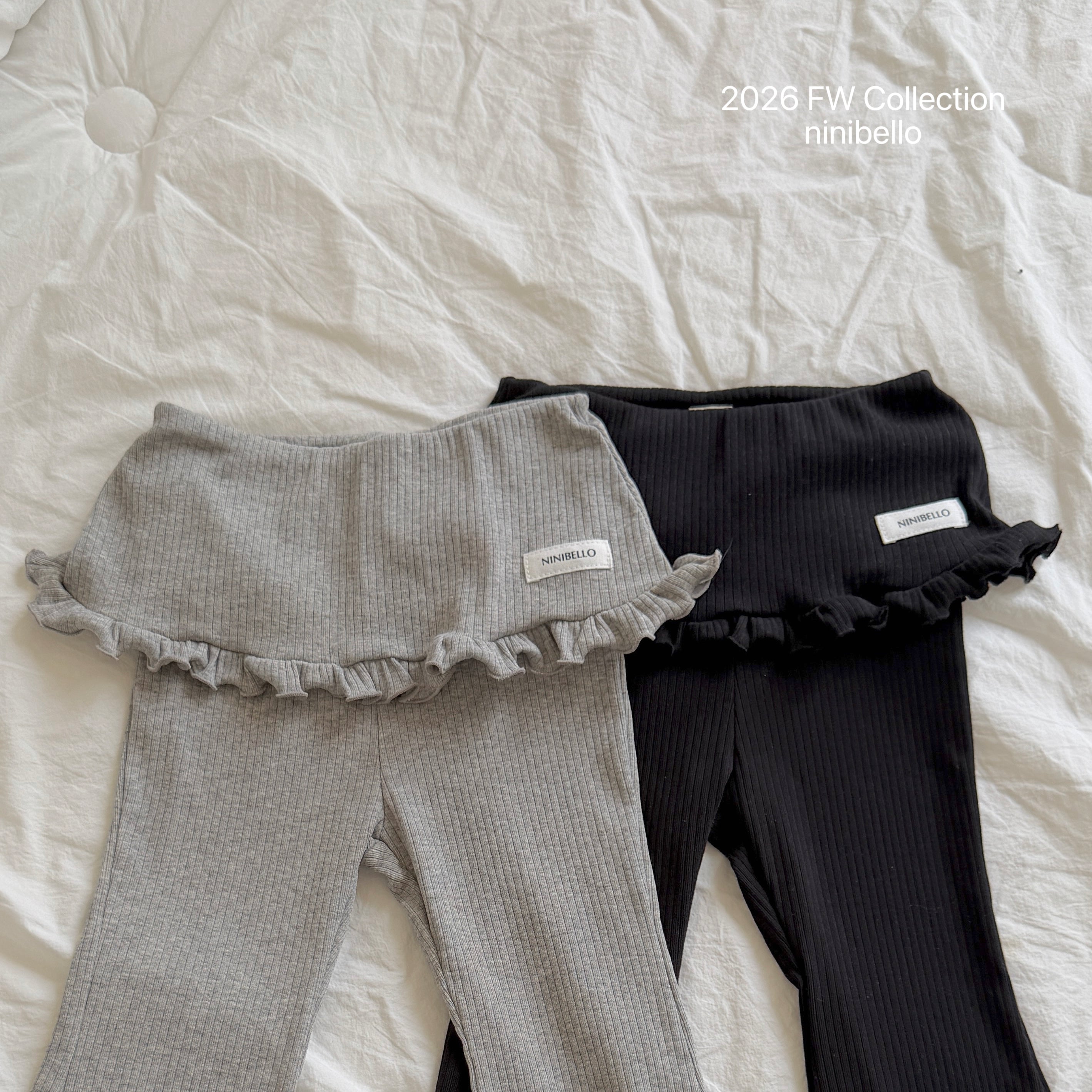 ［ninibello］Titi skirt flare pants