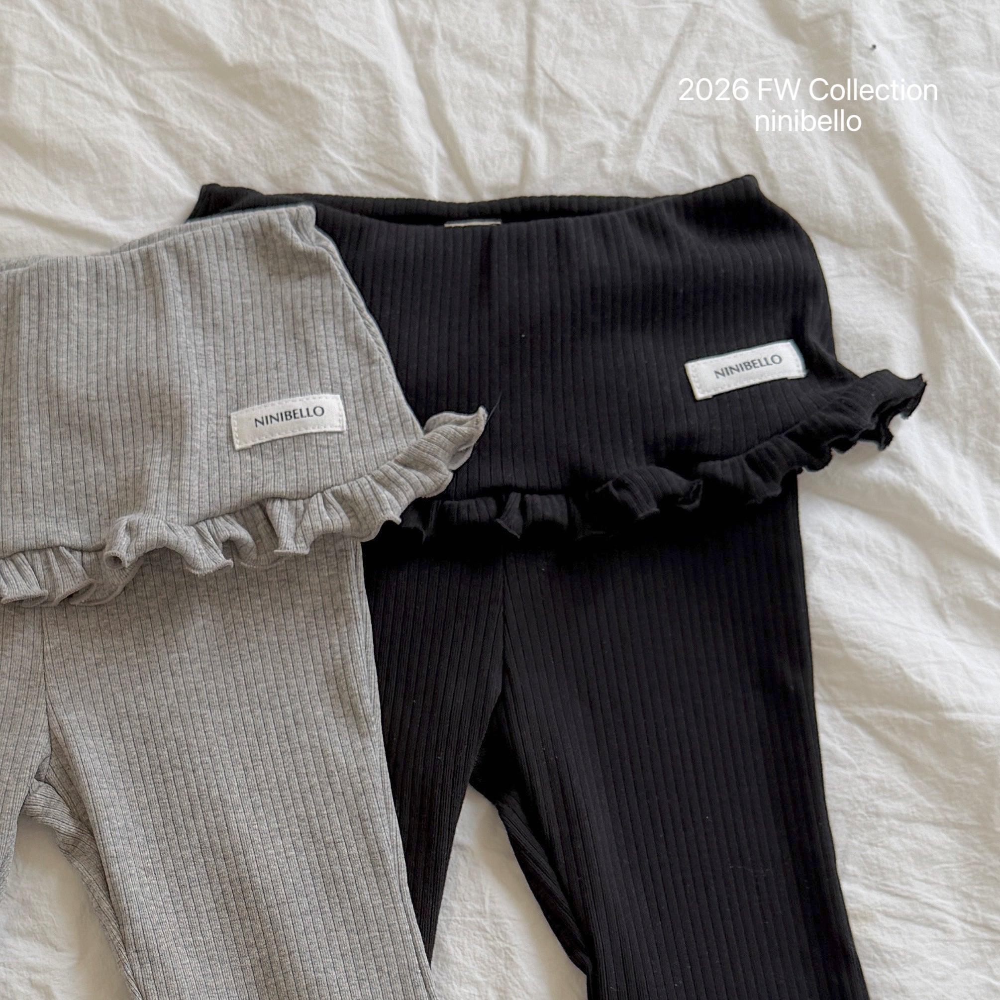 ［ninibello］Titi skirt flare pants