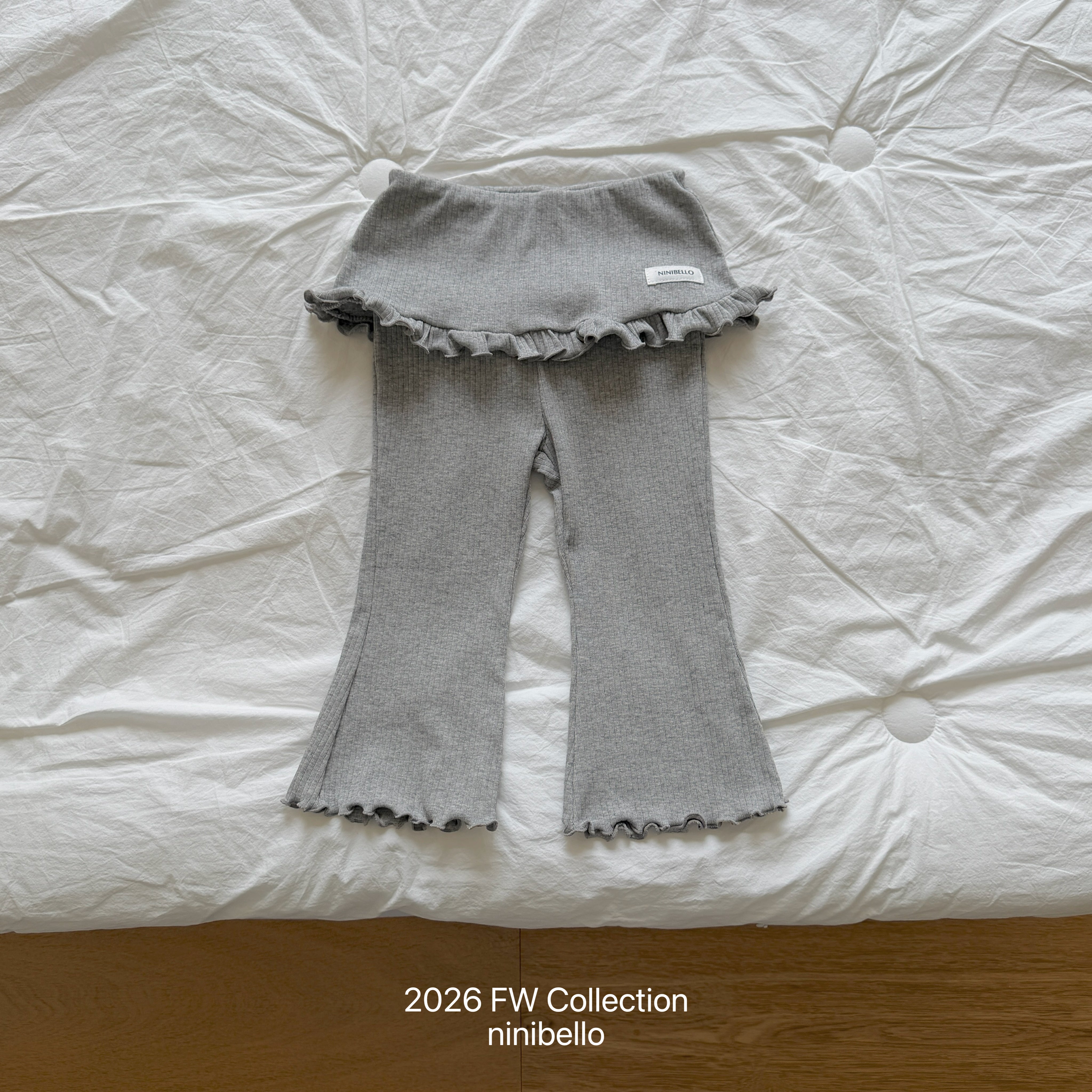 ［ninibello］Titi skirt flare pants