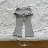 ［ninibello］Titi skirt flare pants