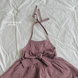 ［ninibello］Hazel apron one-piece