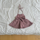 ［ninibello］Hazel apron one-piece