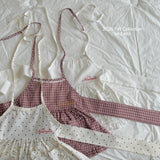 ［ninibello］Hazel apron one-piece
