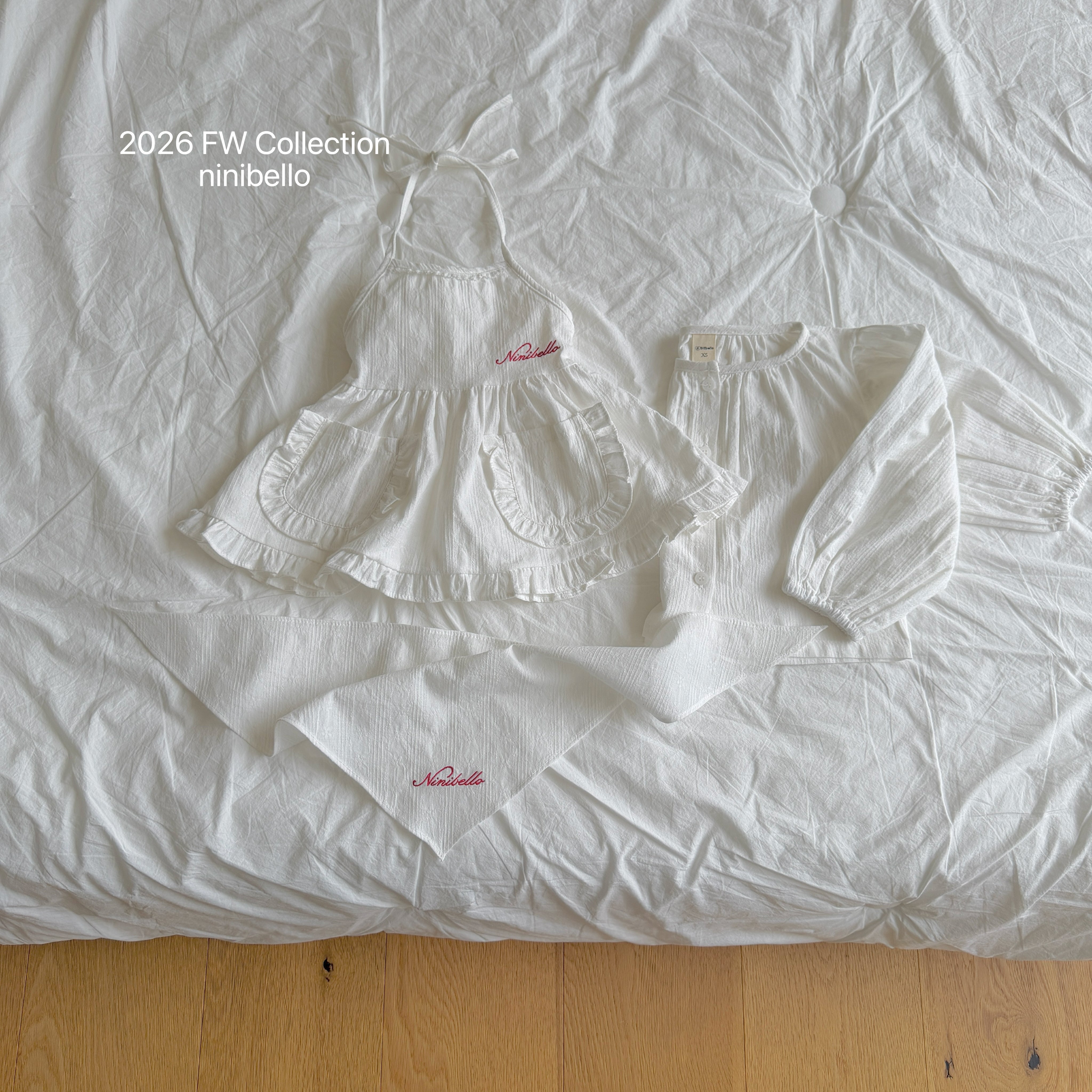 ［ninibello］Hazel puff blouse