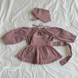 ［ninibello］Hazel apron one-piece