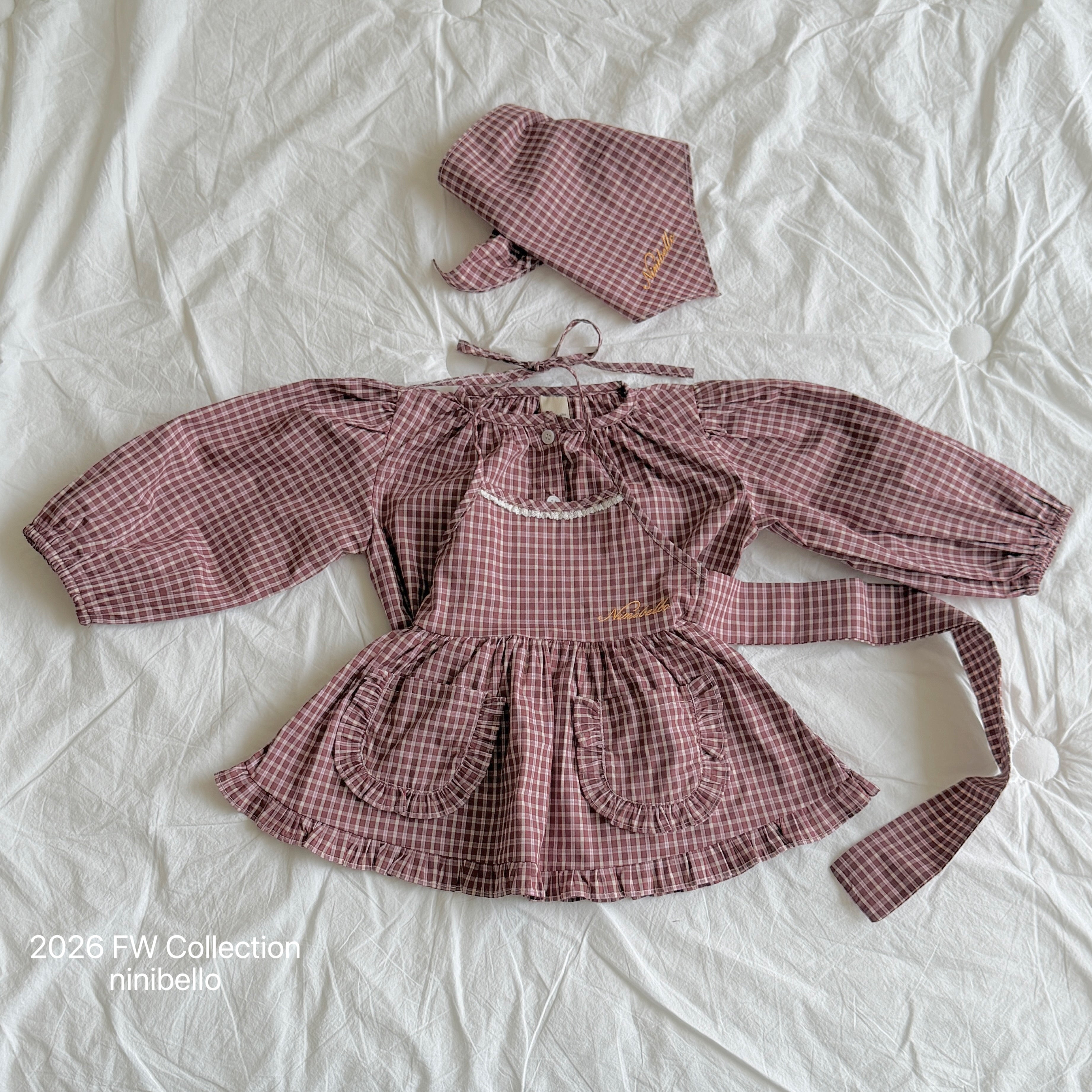 ［ninibello］Hazel puff blouse