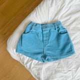 ［ninibello］Peekaboo corduroy pants