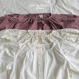 ［ninibello］Hazel puff blouse