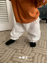 ［Lala land］Dot sausage pants