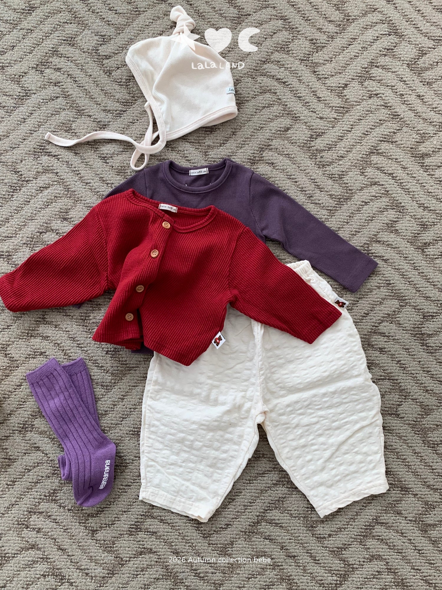 ［Lala land］Embossing pants
