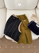 ［Lala land］One tone corduroy cross bag