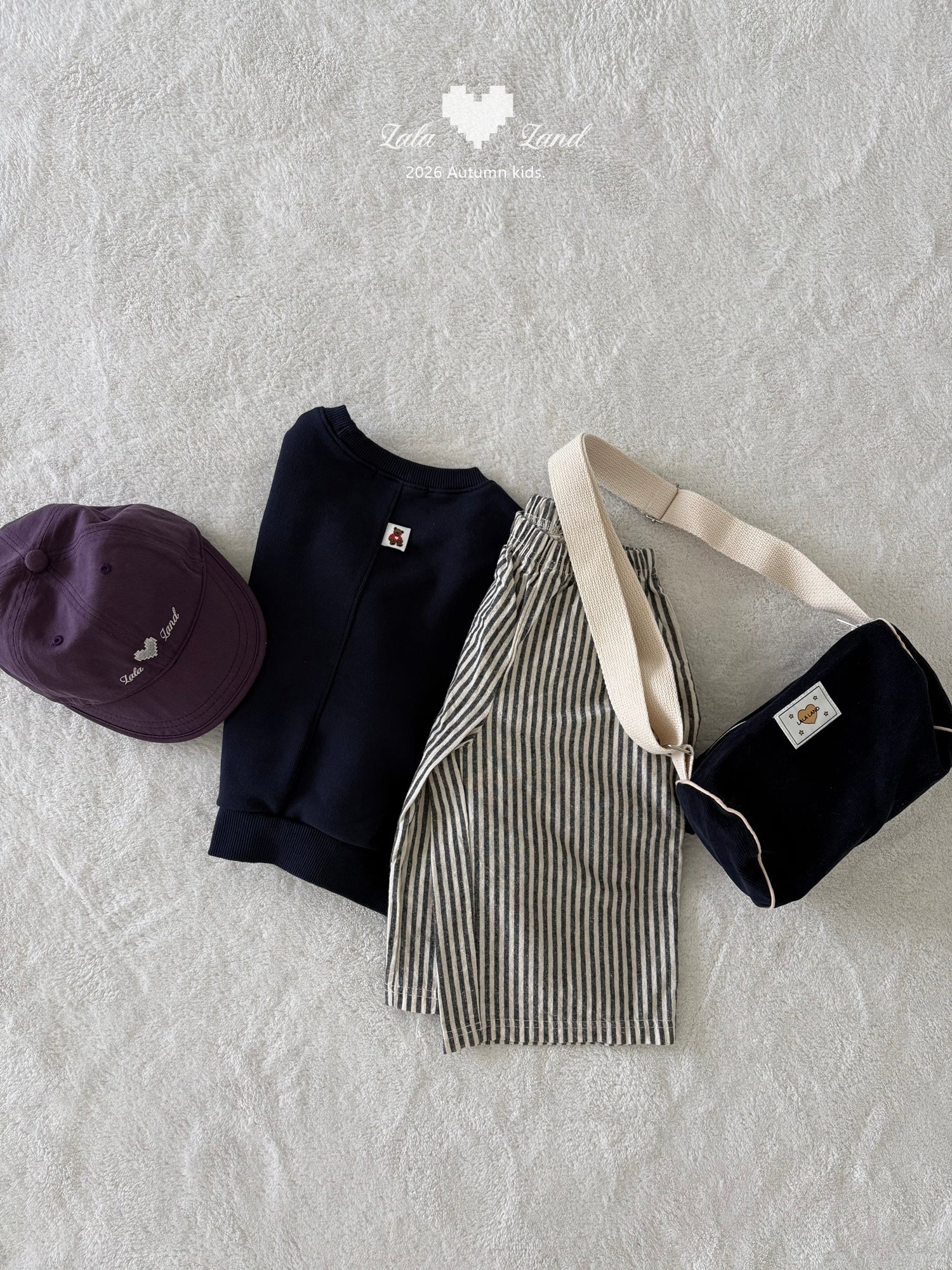 ［Lala land］Coco stripe pants