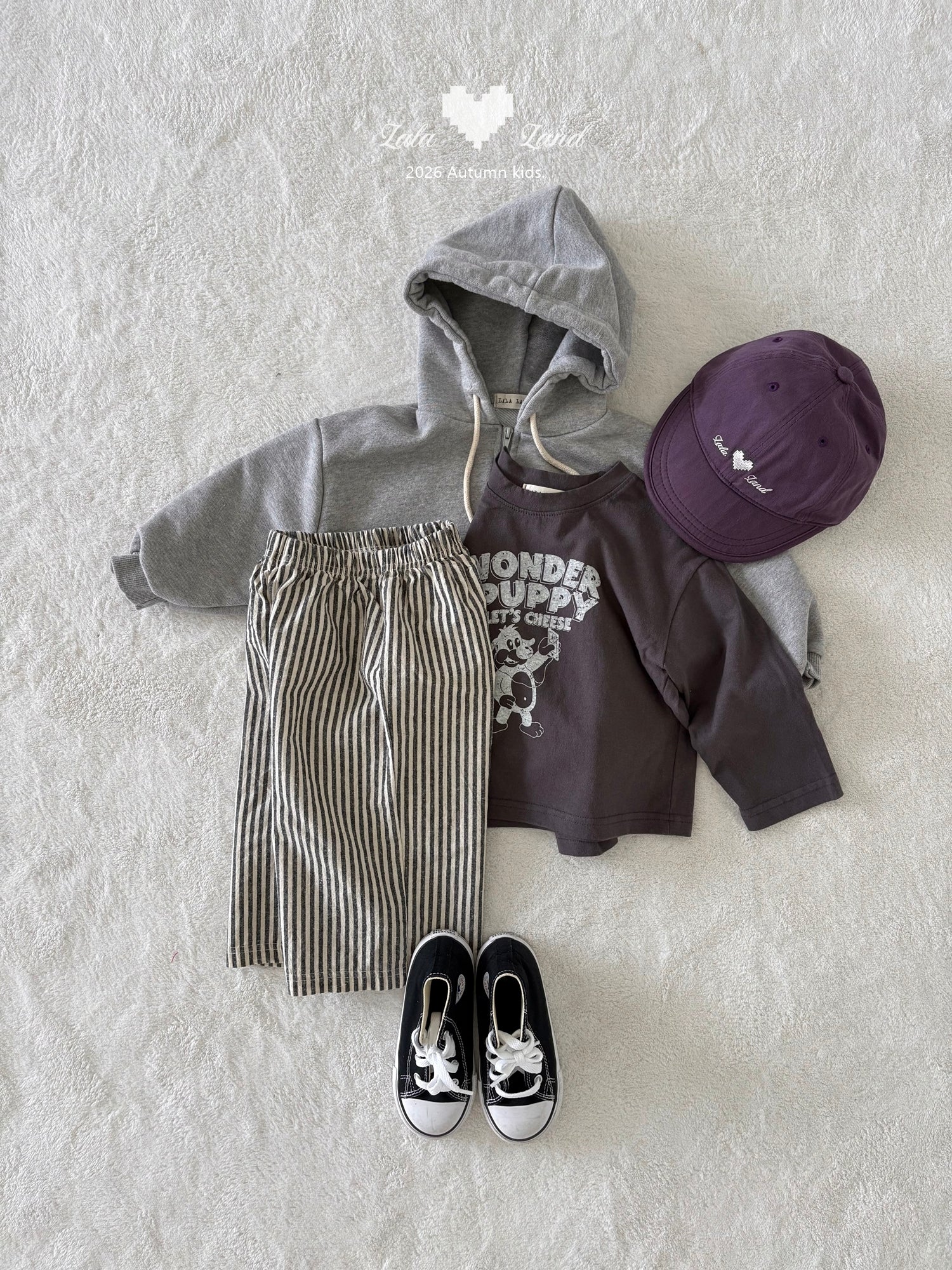 ［Lala land］Coco stripe pants