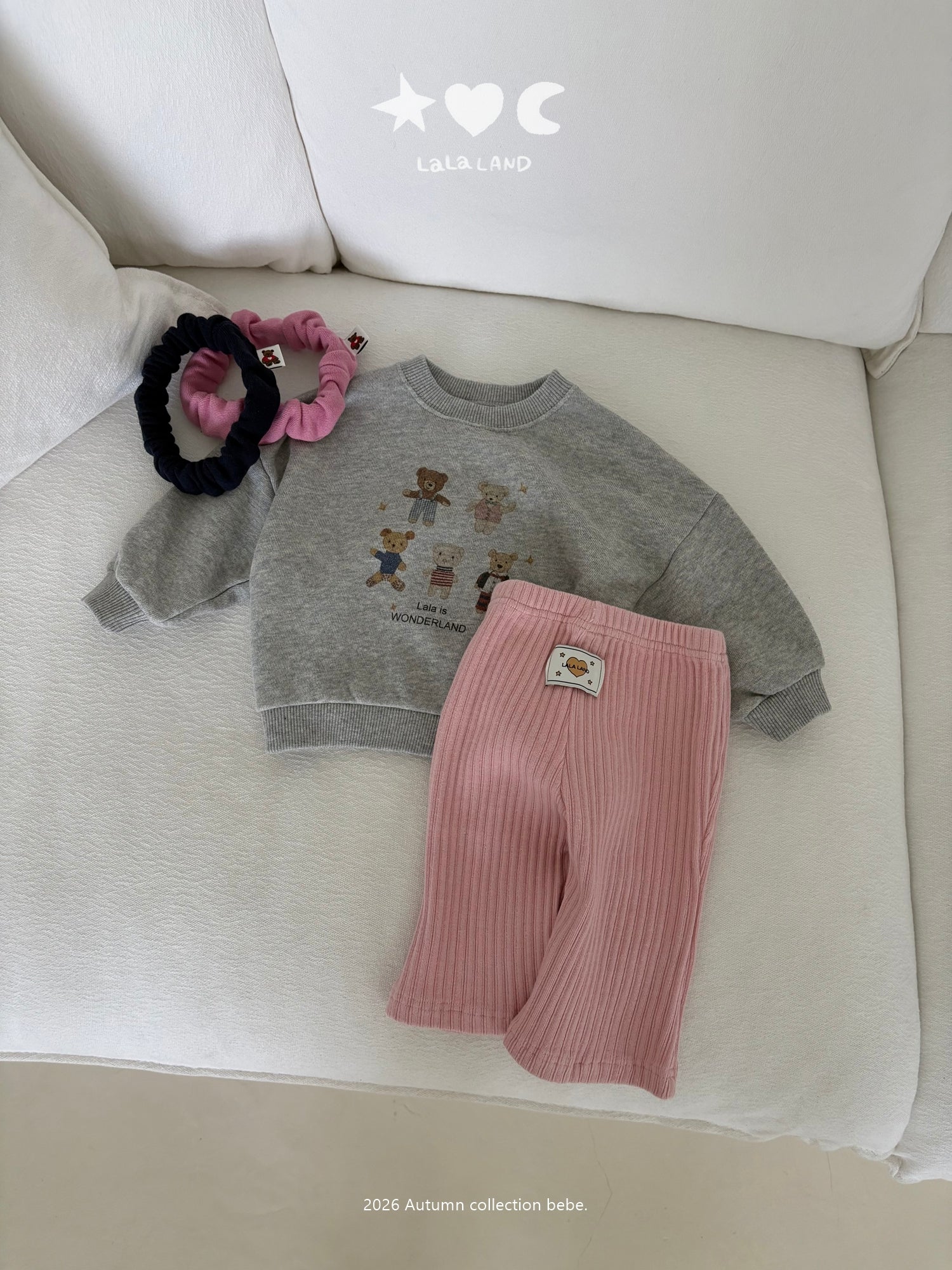 ［Lala land］Tulip rib pants
