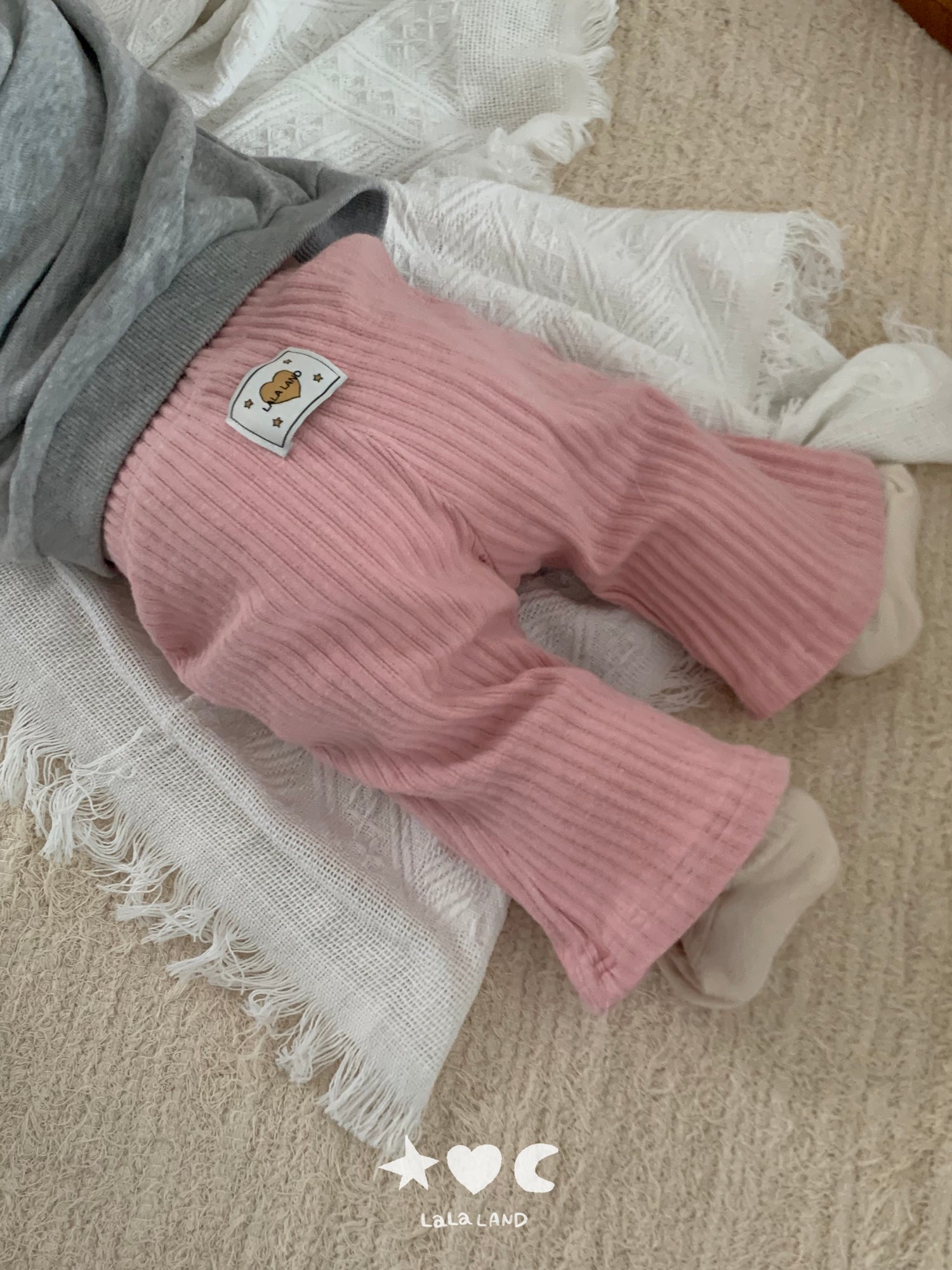 ［Lala land］Tulip rib pants