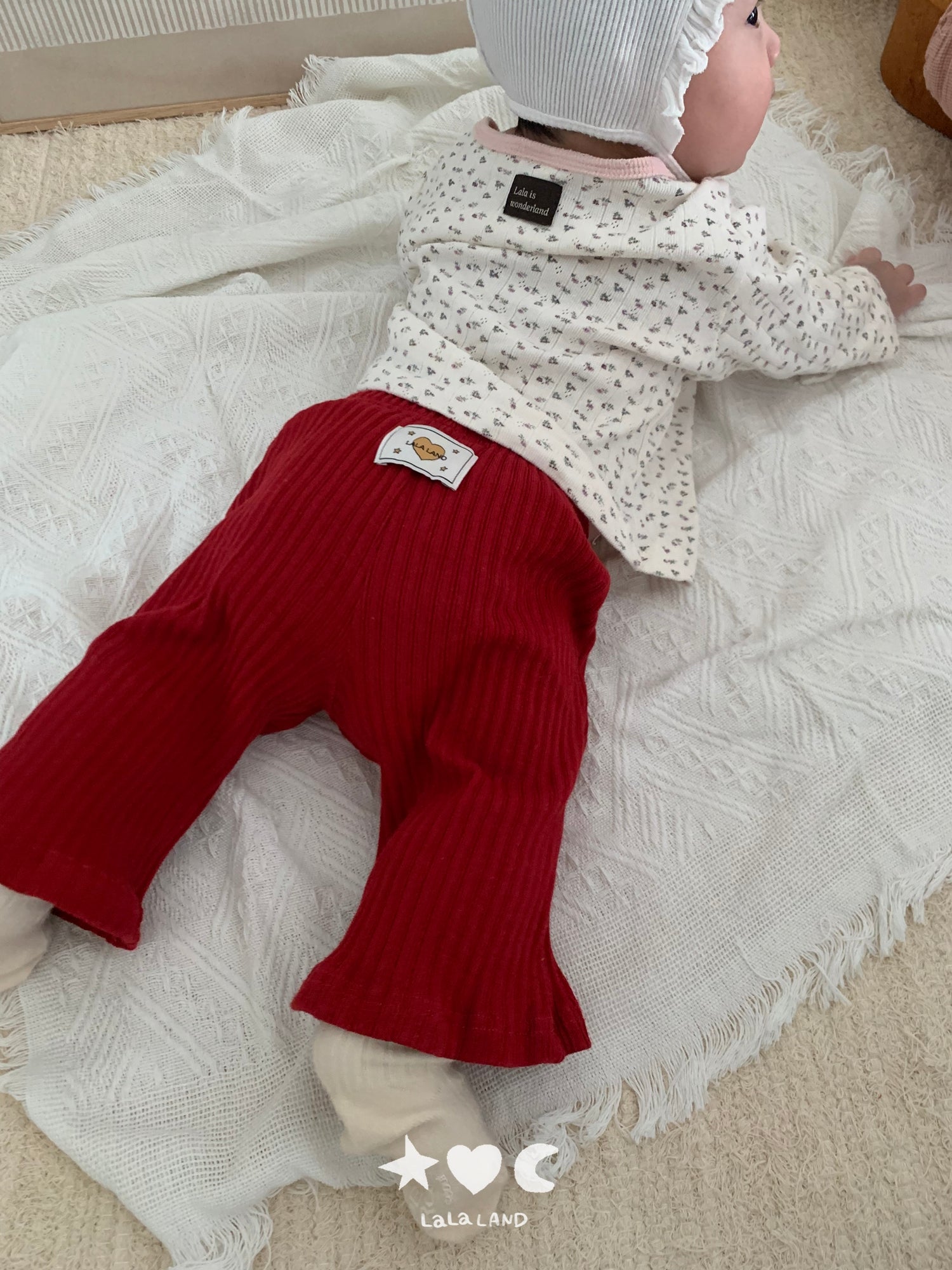 ［Lala land］Tulip rib pants