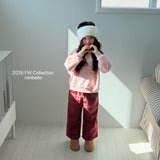 [ninibello] Carol check pants(kids)