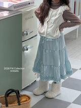 [ninibello] Bijou long skirt