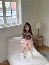 [ninibello] Rococo suede skirt