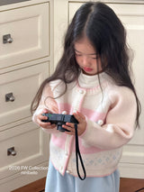 [ninibello] Snowman knit cardigan