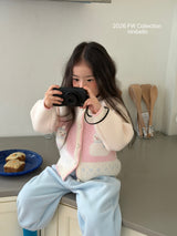 [ninibello] Snowman knit cardigan