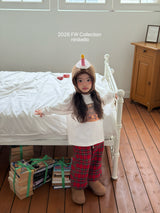 [ninibello] Carol check pants(kids)