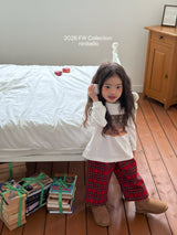 [ninibello] Carol check pants(kids)