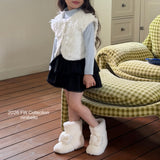 [ninibello] Rococo suede skirt