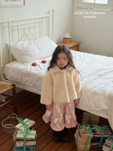 [ninibello] Classic fur jacket(ribbon set)
