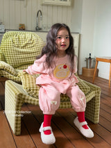 [ninibello] Petit ribbon jogger pants