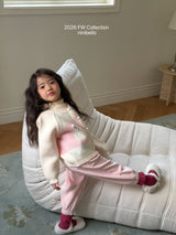 [ninibello] Snowman knit cardigan