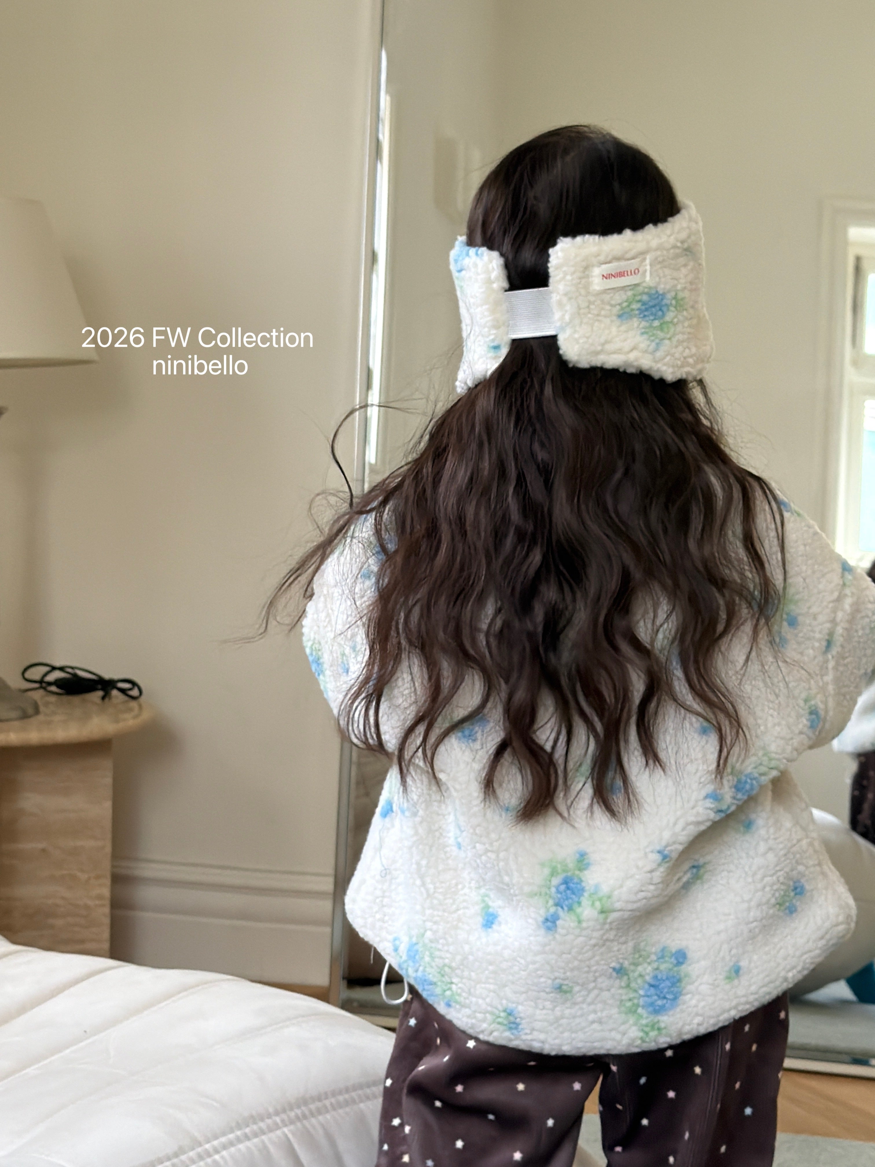 [ninibello] Bouquet boa jacket