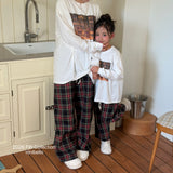 [ninibello] Carol check pants(adult)