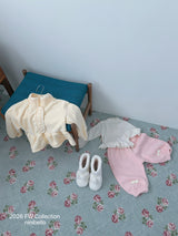 [ninibello] Petit ribbon jogger pants