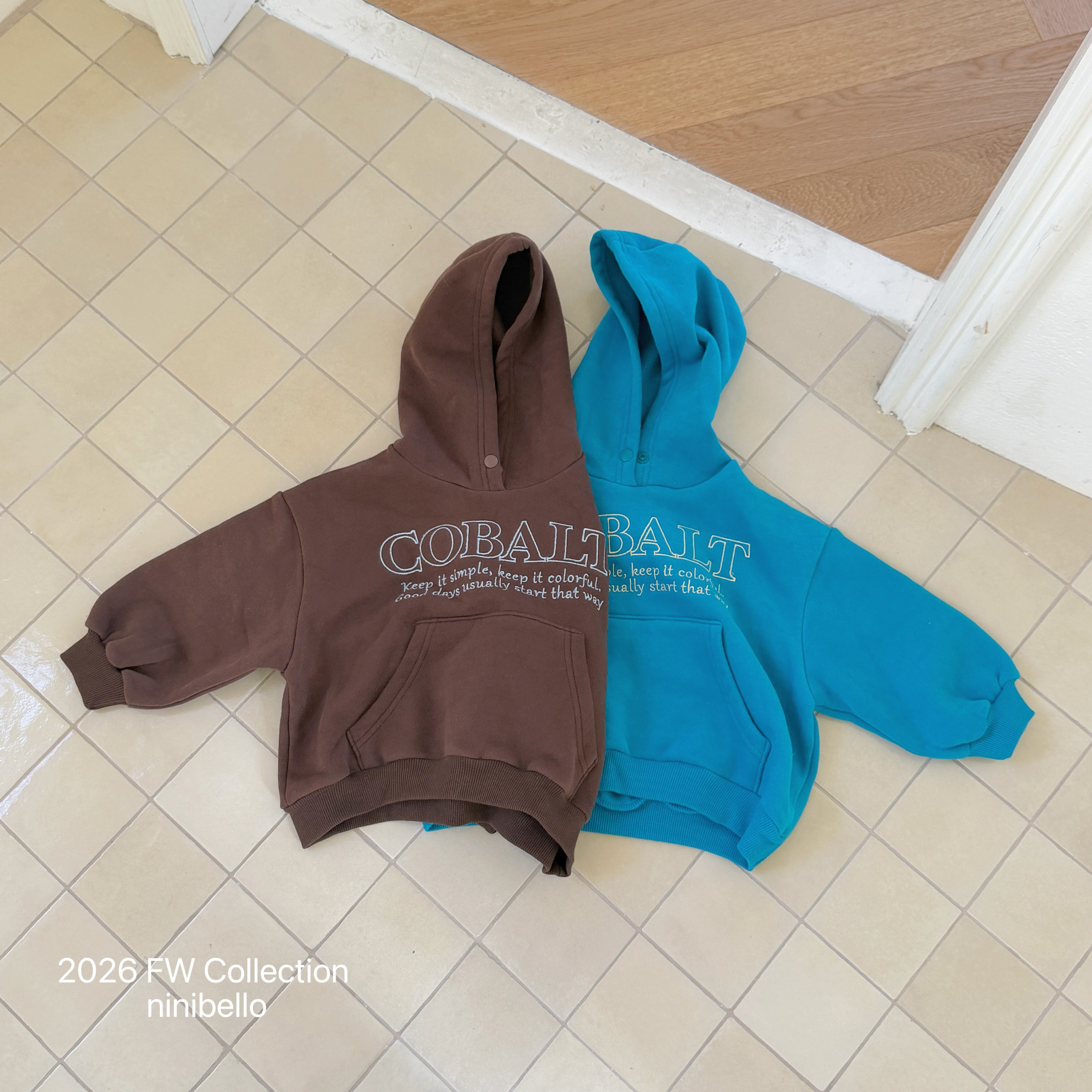 [ninibello] Cobalt hoodie(kids)