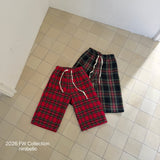 [ninibello] Carol check pants(adult)