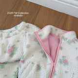[ninibello] Bouquet boa jacket