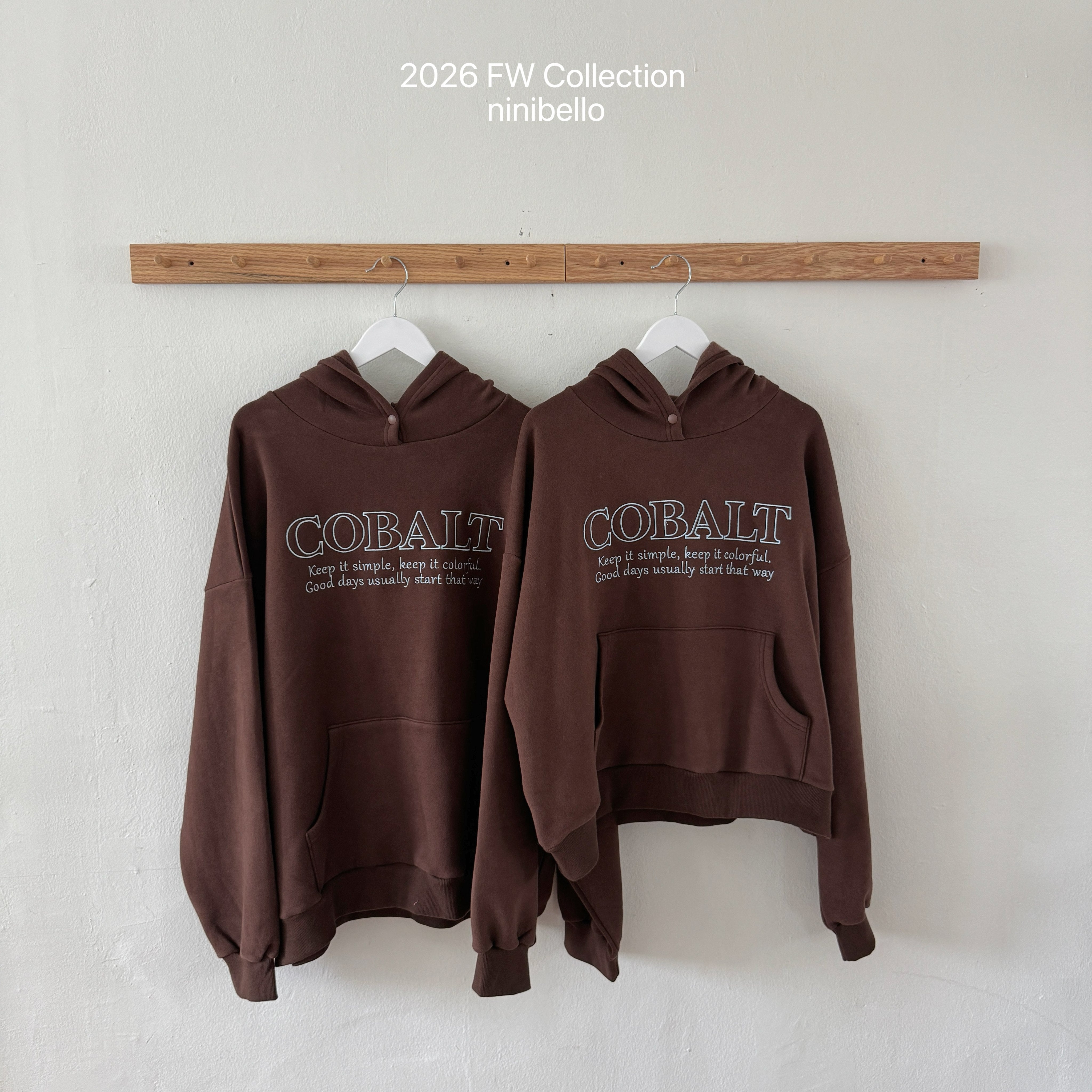 [ninibello] Cobalt hoodie(adult)