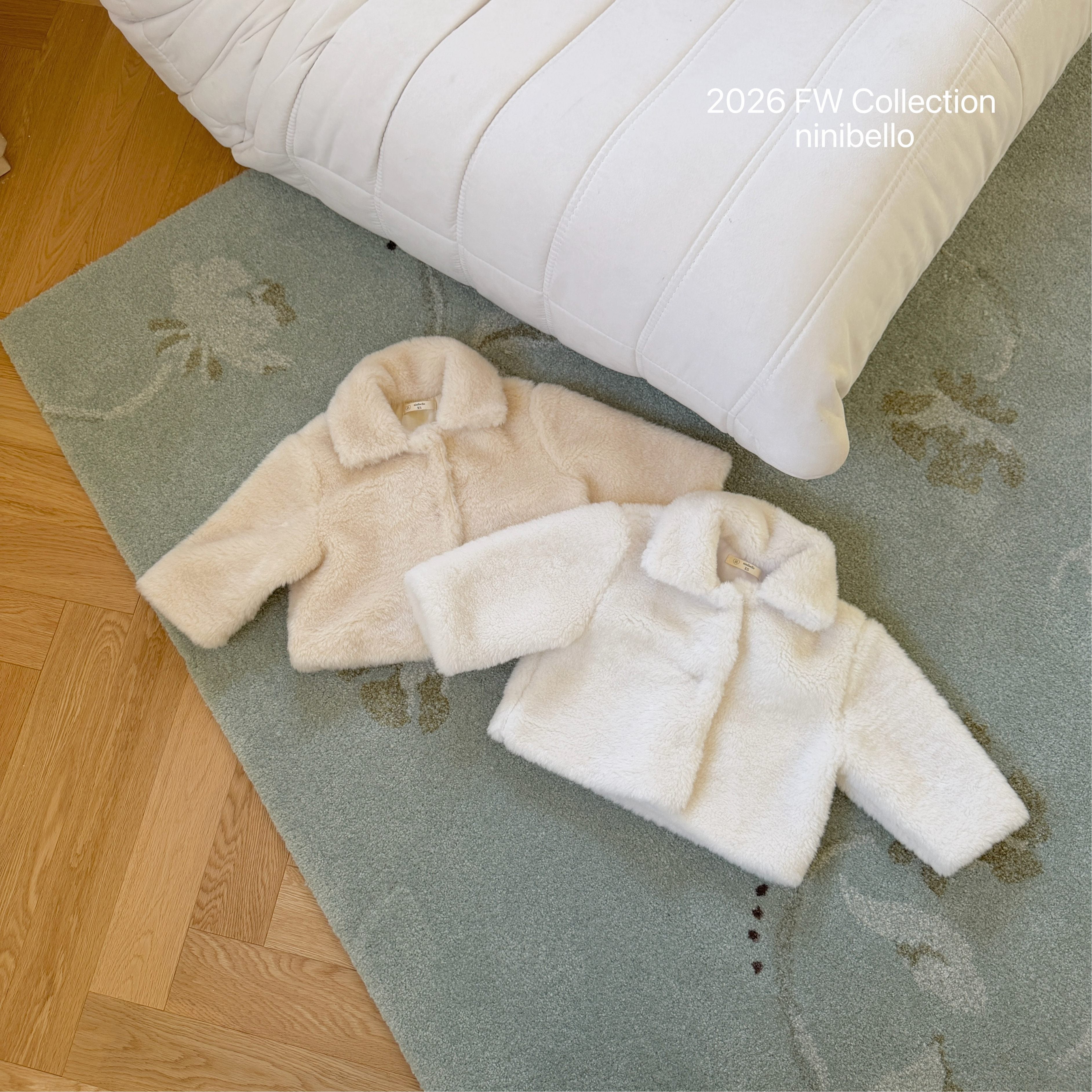 [ninibello] Classic fur jacket(ribbon set)