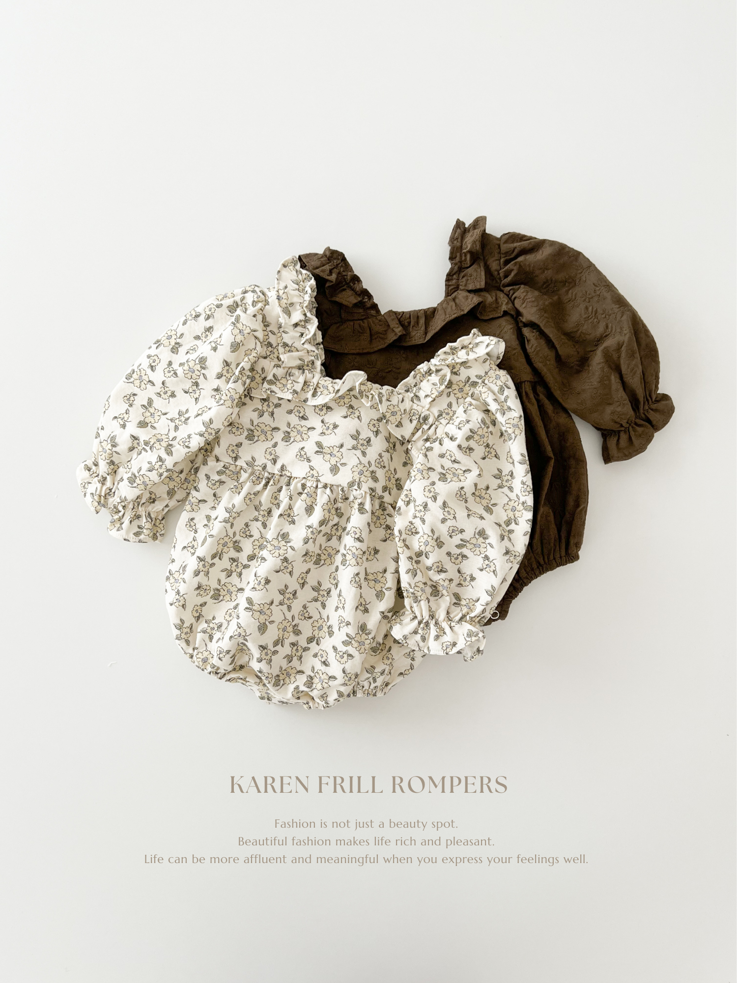 Karen frill rompers