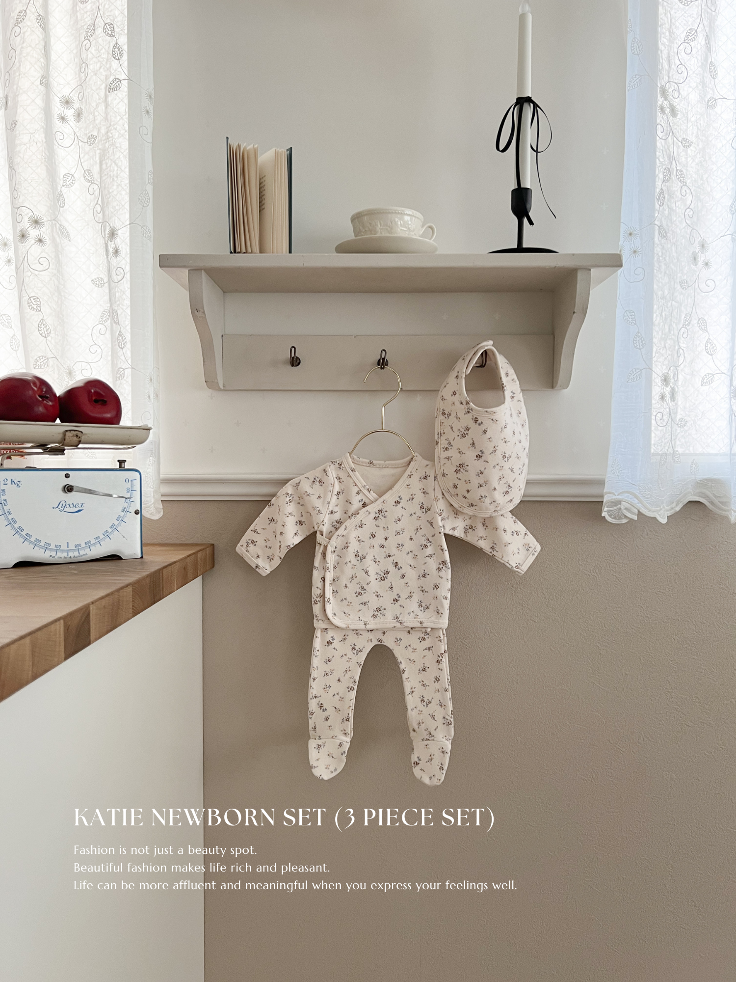 Katie newborn set (3 piece set)