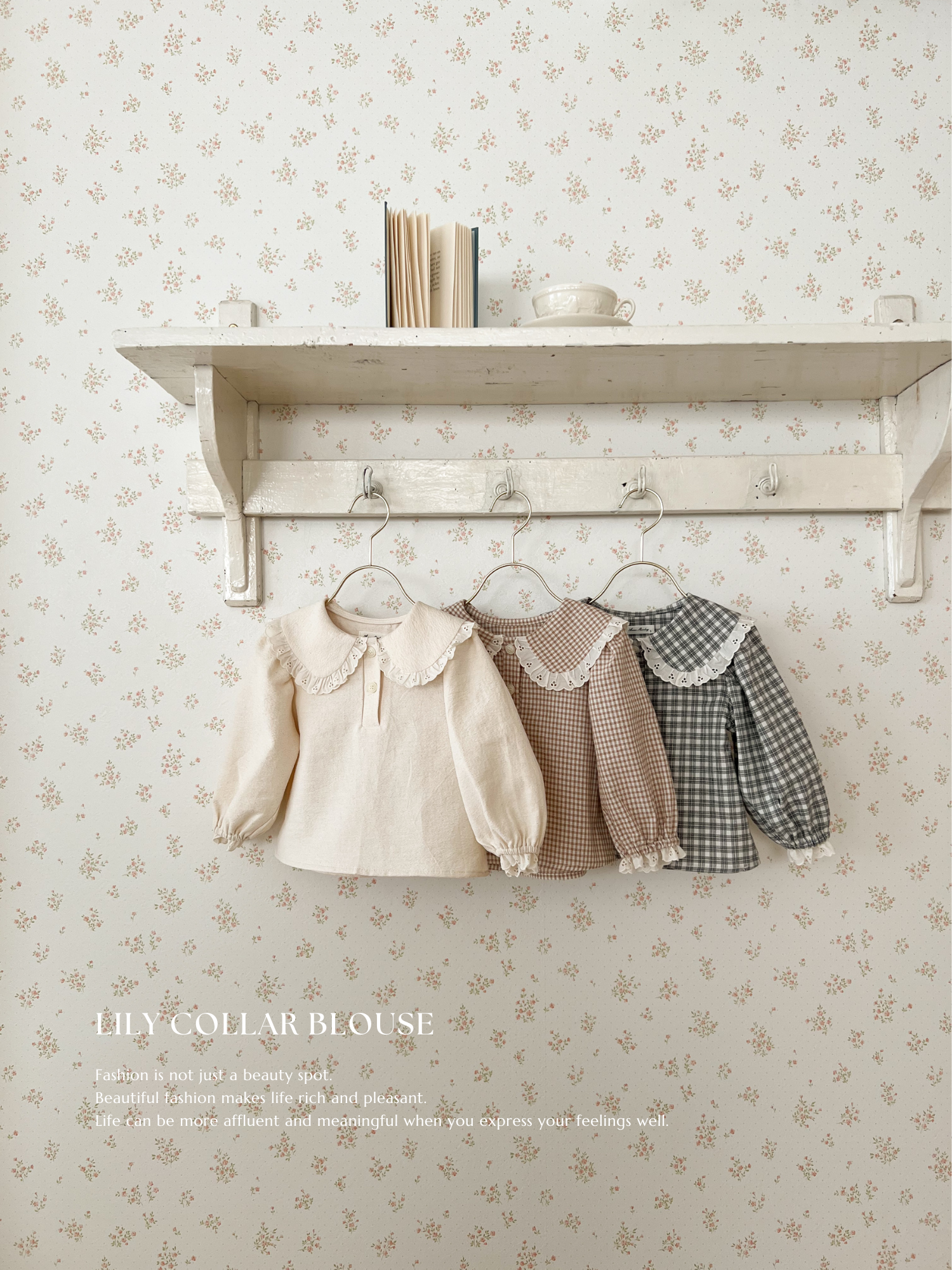 Lily collar blouse