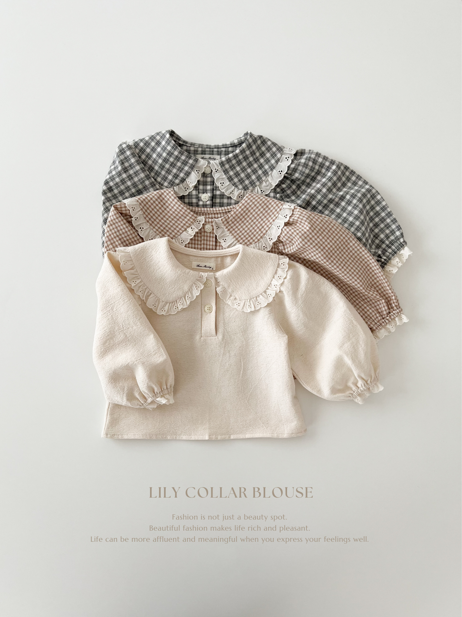 Lily collar blouse