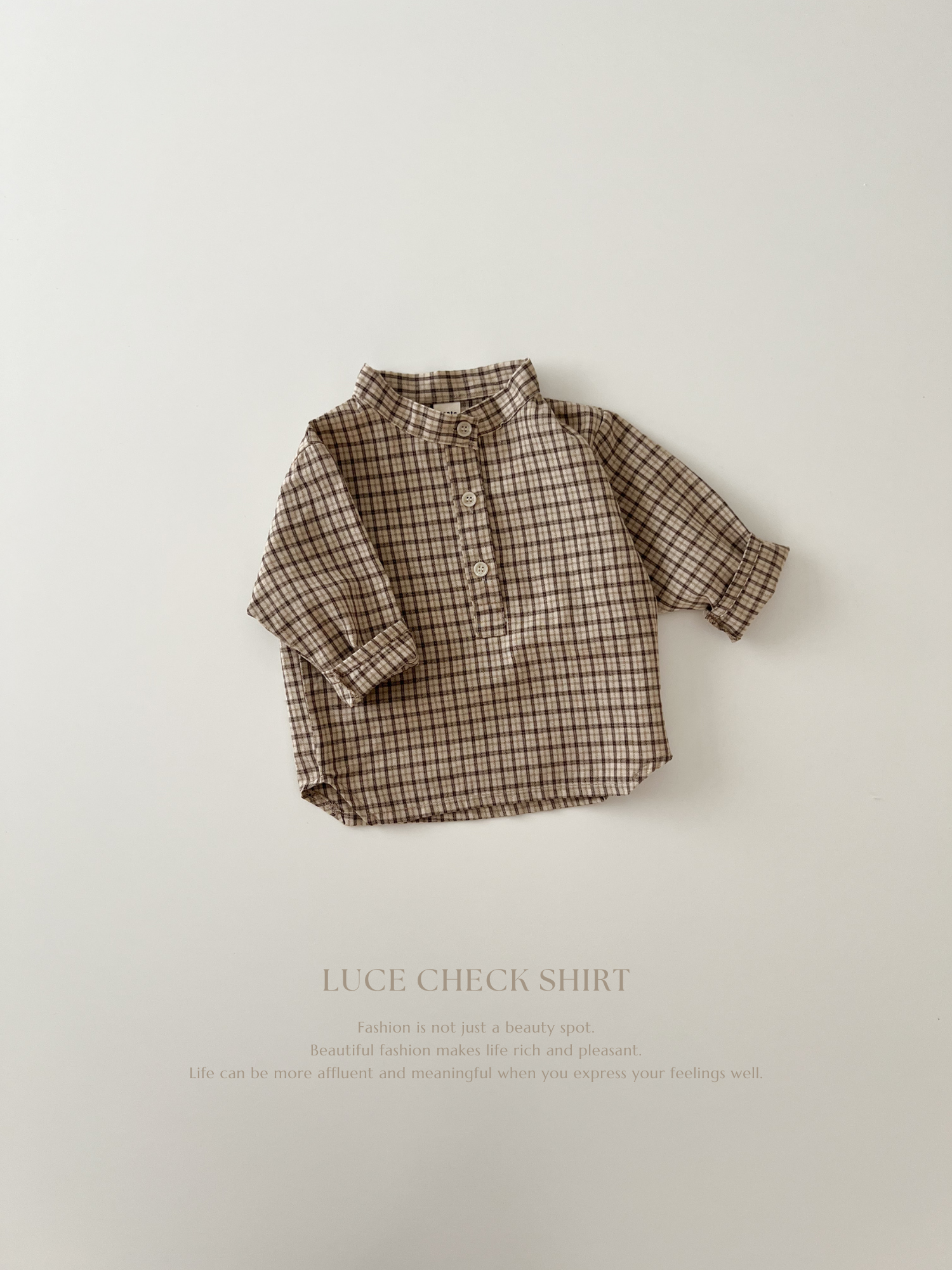 Luce check shirt