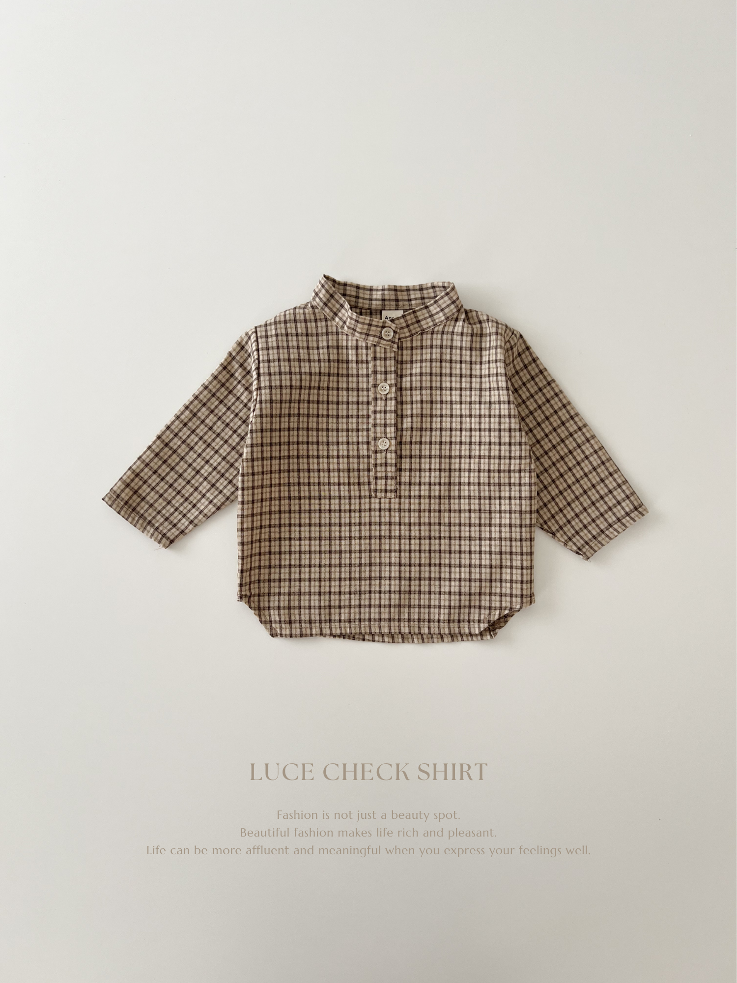 Luce check shirt