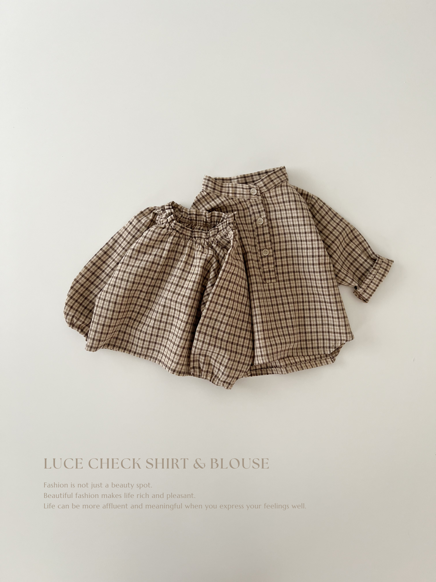 Luce check shirt