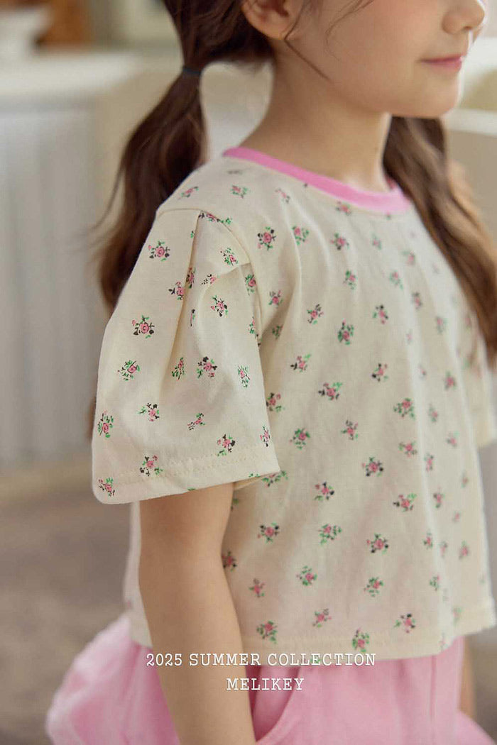 ［Melikay］Flower putt tee