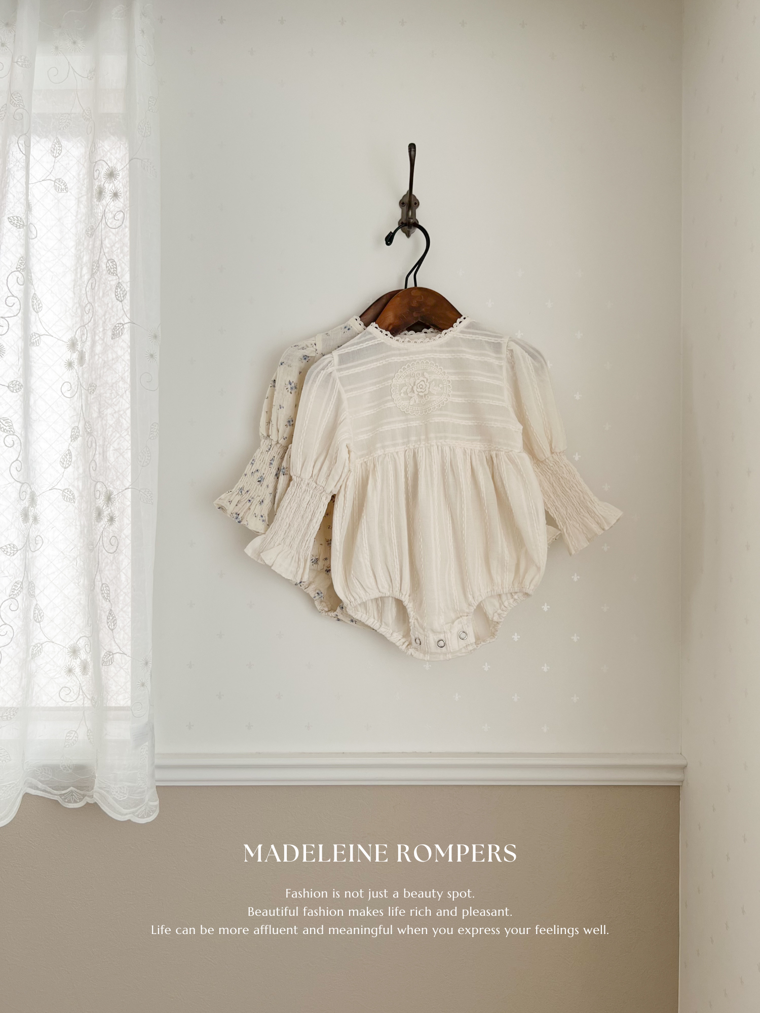 Madeleine rompers